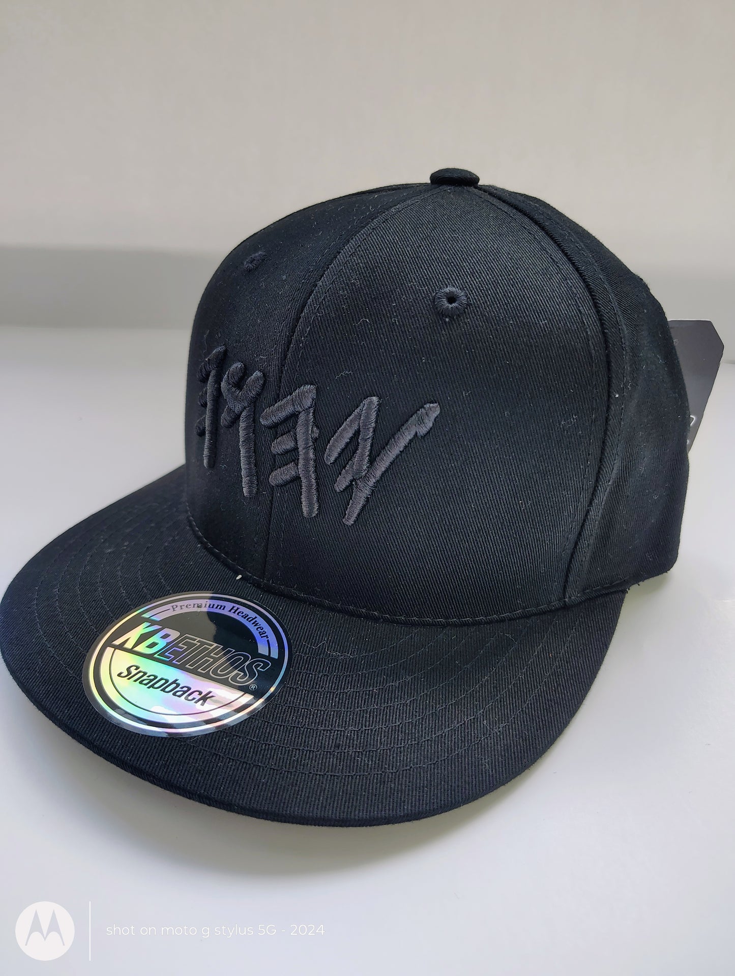 Black on Black YHWH Snapback – Premium Cotton Adjustable Cap