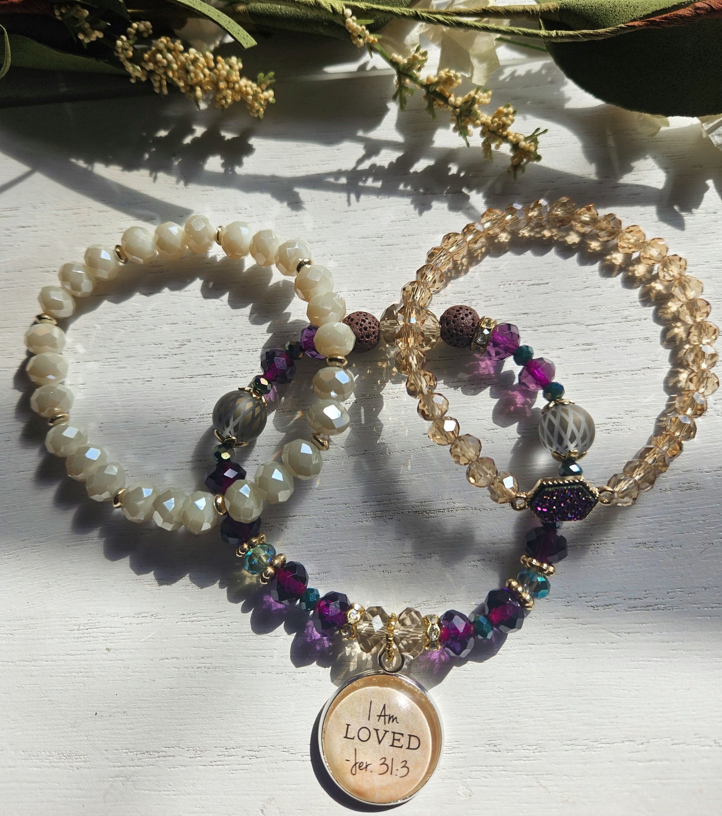 Stunning Purple Majesty Double bracelet set