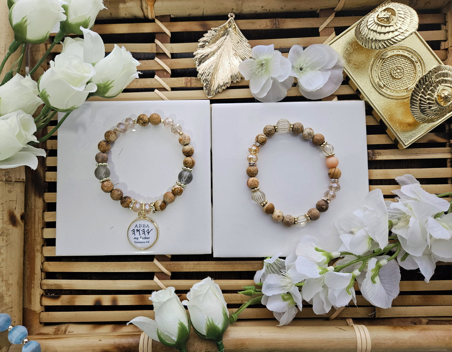 Double Jasper Bracelet set