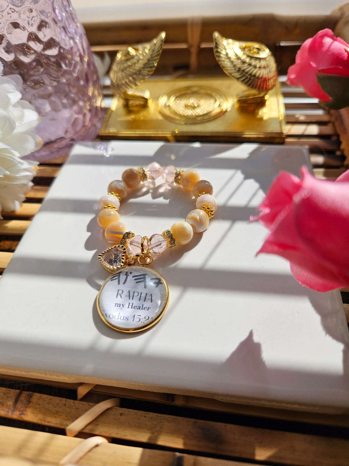 Custom order: Mother daughter bracelet set