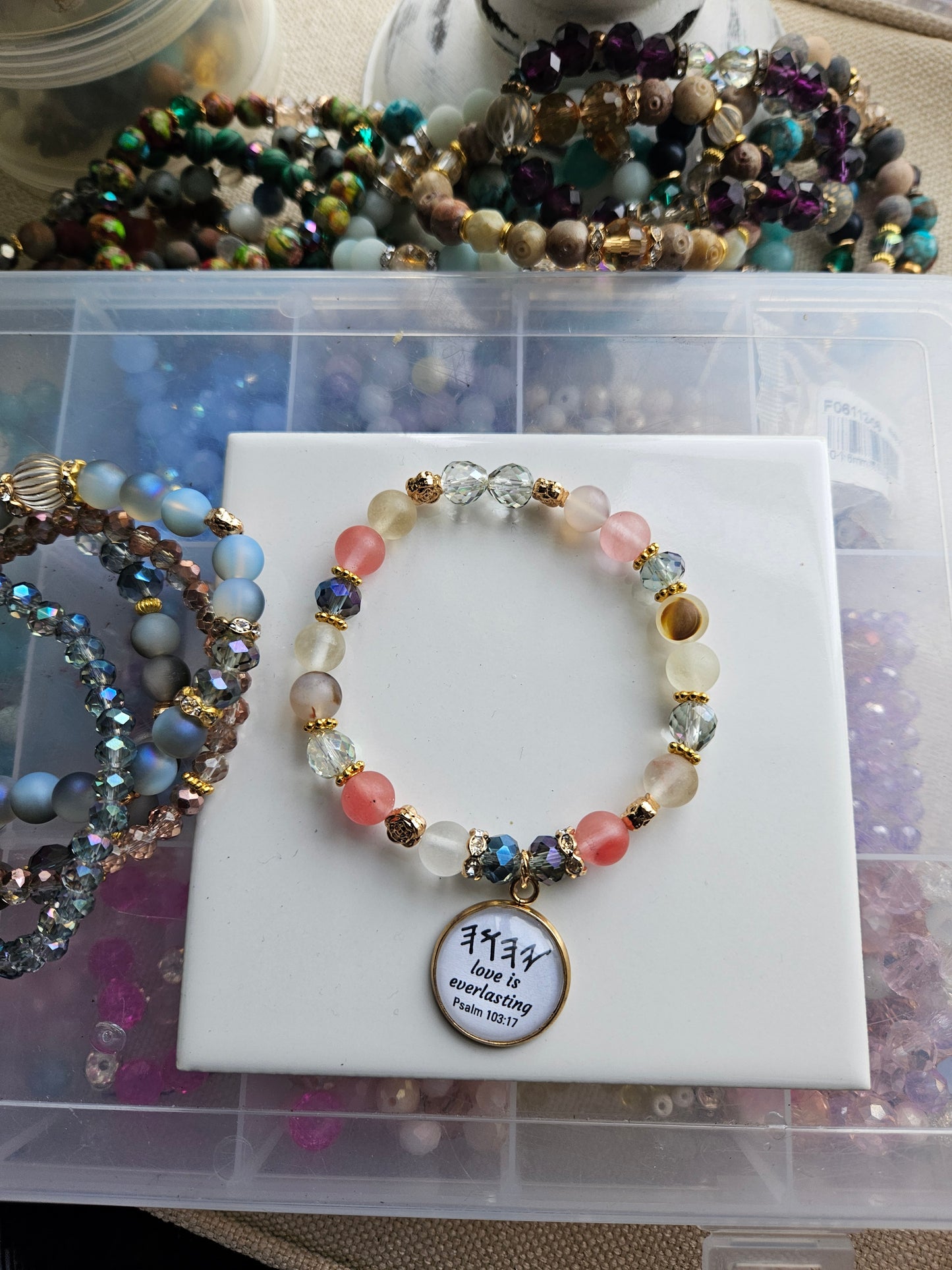 YHWH love is everlasting bracelet set