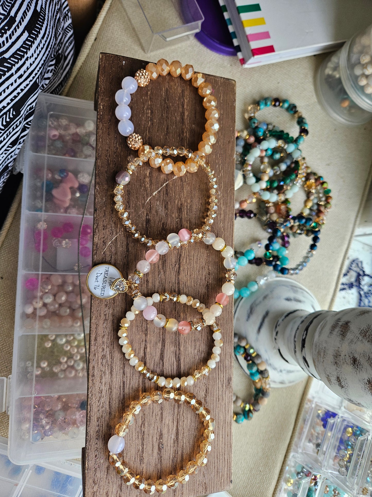 I am "Treasured" Bracelet set