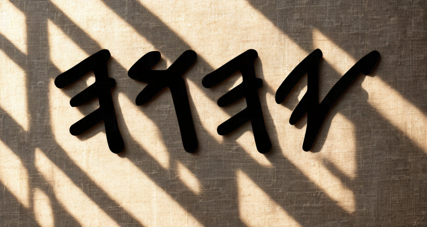 Large Paleo Hebrew vinyl decal