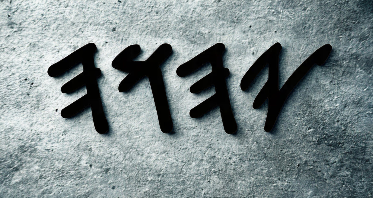 Large Paleo Hebrew vinyl decal