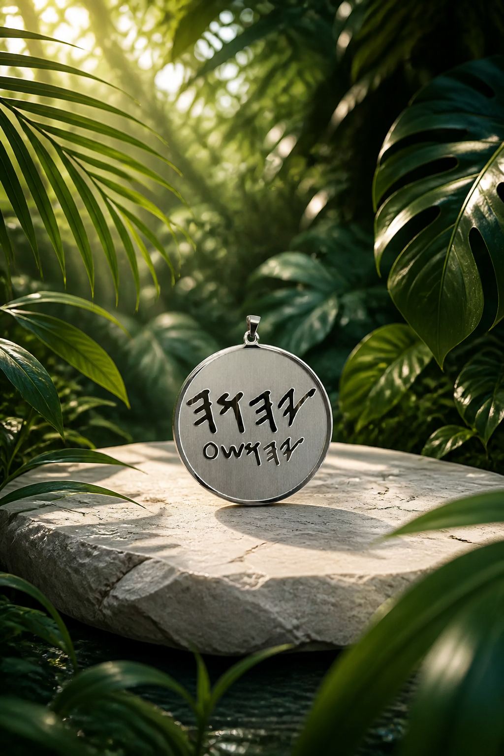 Ancient Paleo Hebrew Father & Son Name Pendant ONLY | YHWH & Yahushua