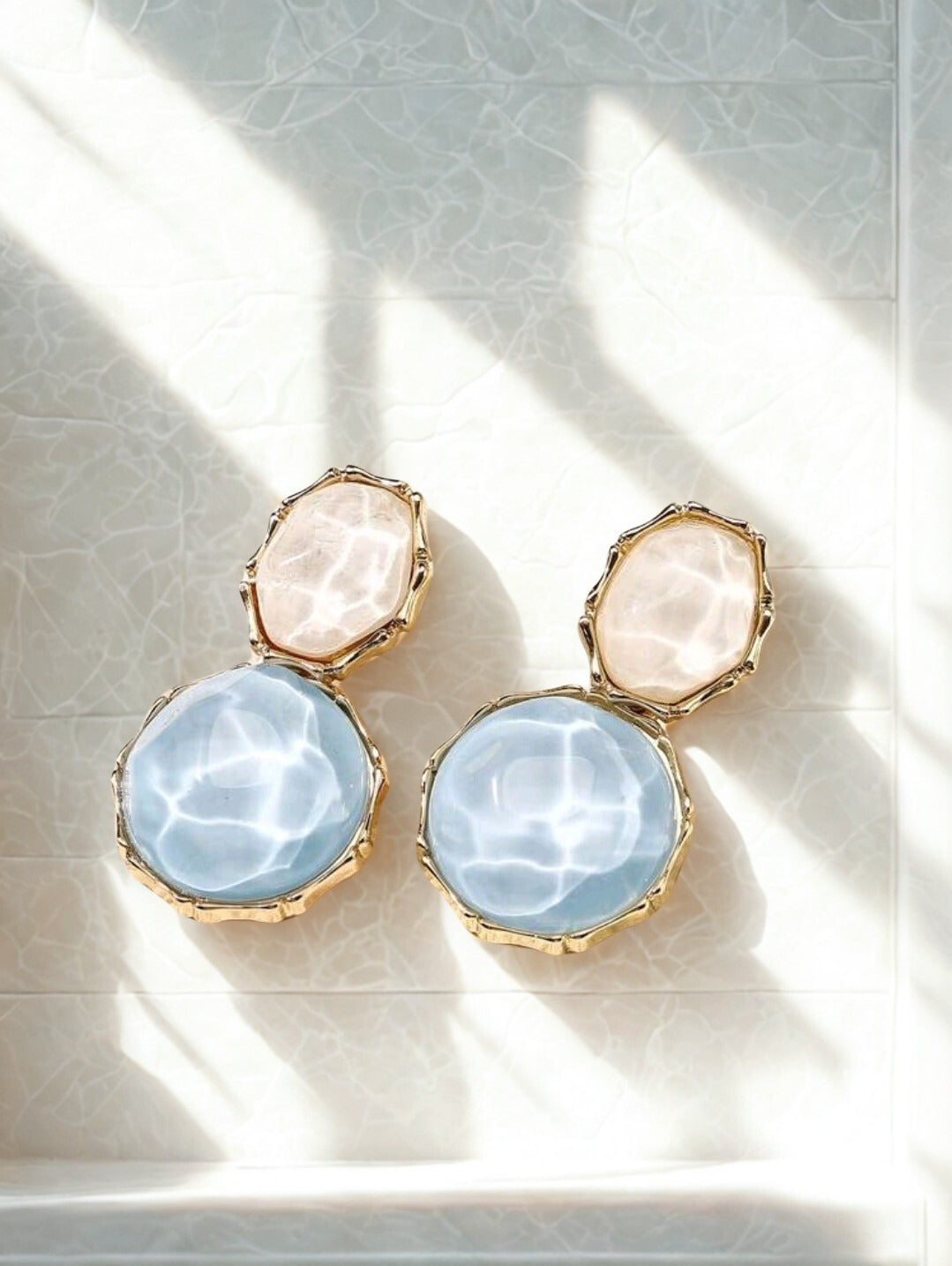 Ocean Mist Glow Earrings – Light in the Deep