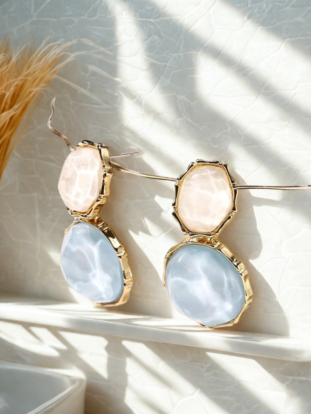 Ocean Mist Glow Earrings – Light in the Deep