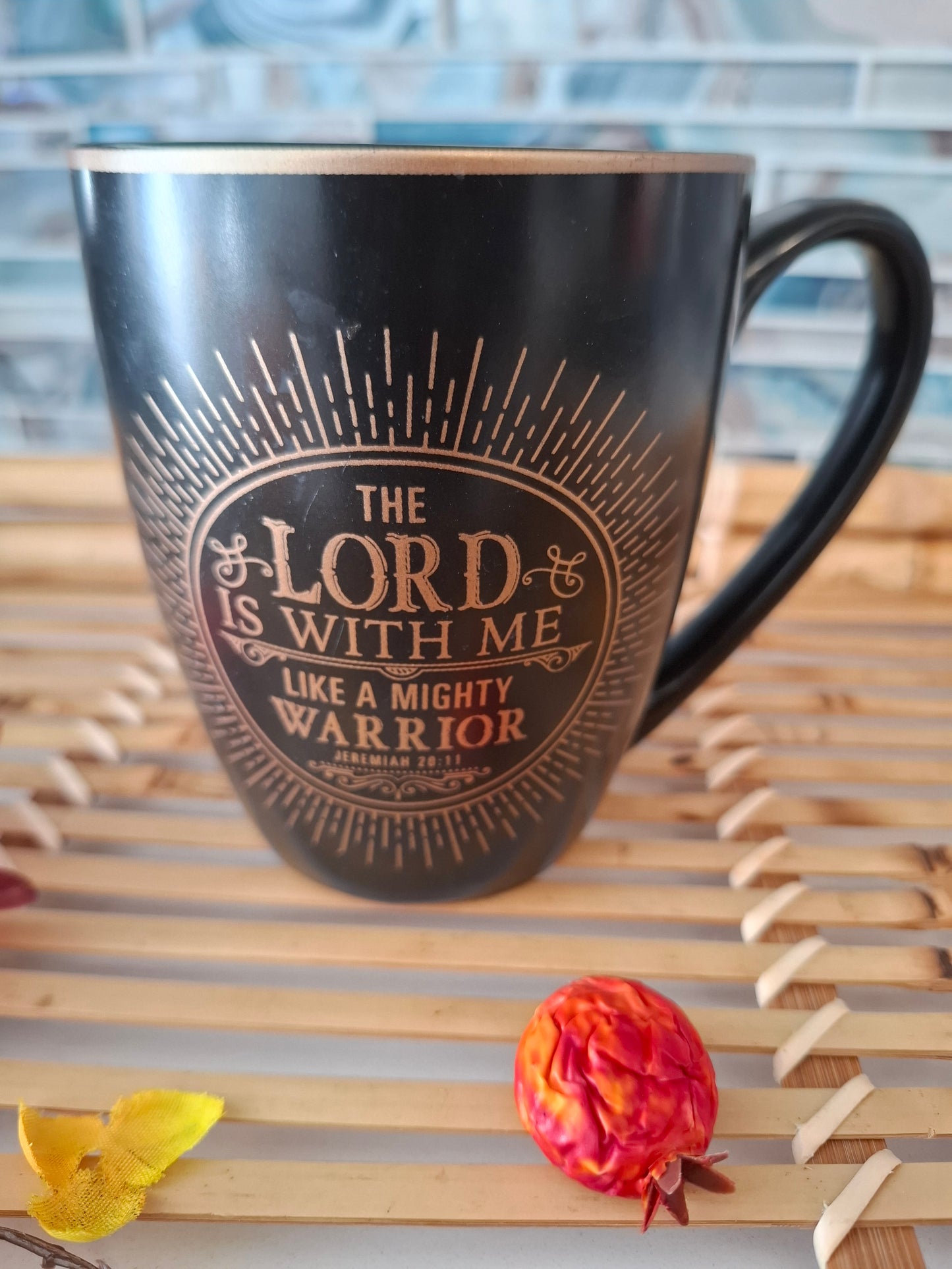 Mighty Warrior Scripture Mug