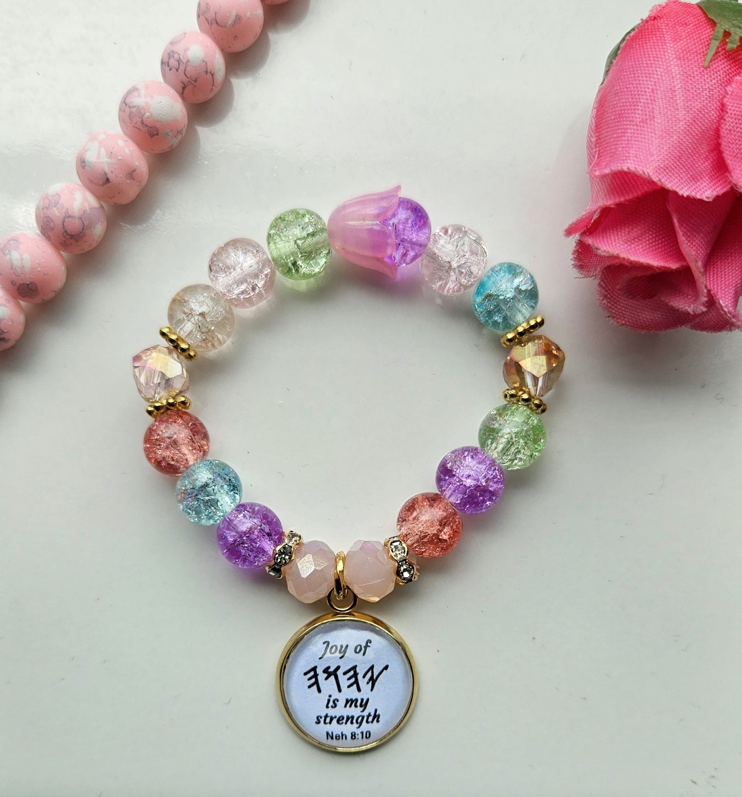 Child's rainbow covenant bracelet