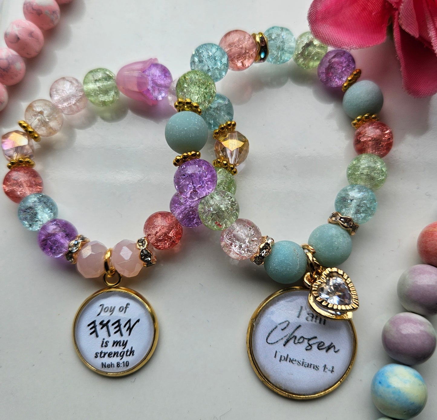 Child's rainbow covenant bracelet