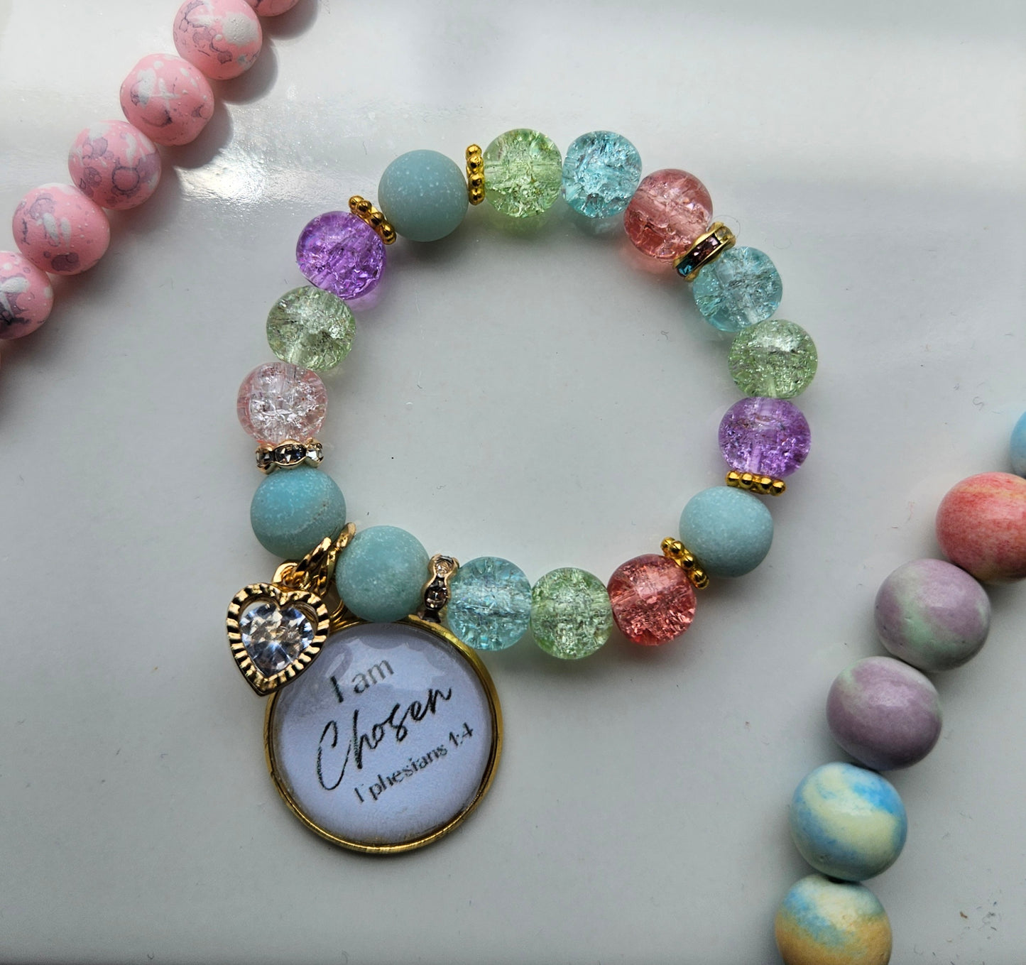 Child's rainbow covenant bracelet