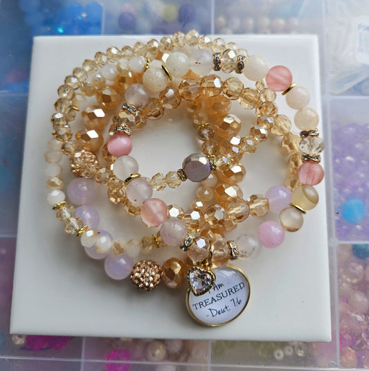 I am "Treasured" Bracelet set