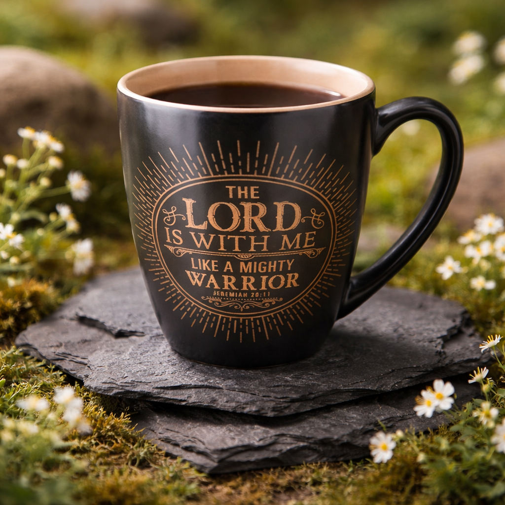 Mighty Warrior Scripture Mug