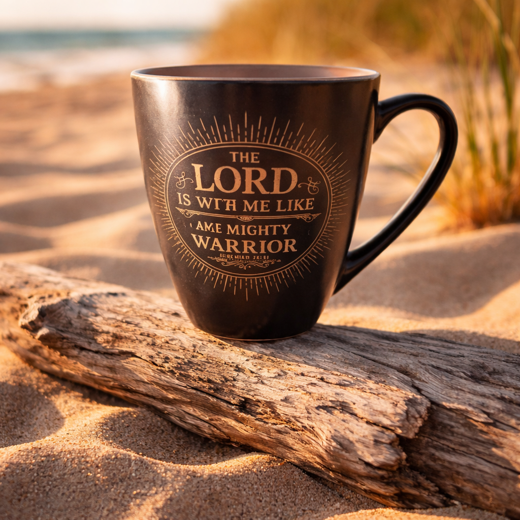 Mighty Warrior Scripture Mug