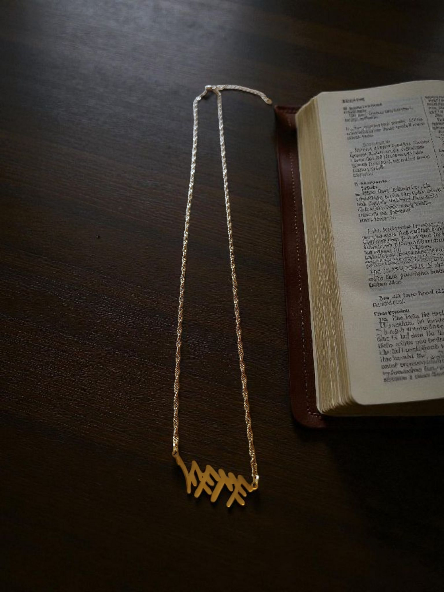 Beautiful YHWH necklace available in Stainless Steel or 18k gold plated