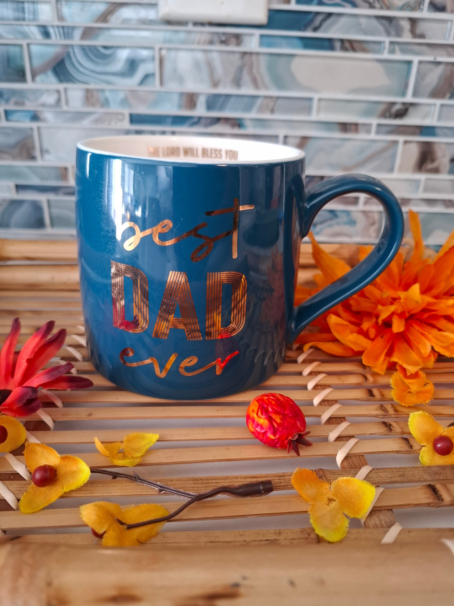 Best Dad Ever Blue Mug