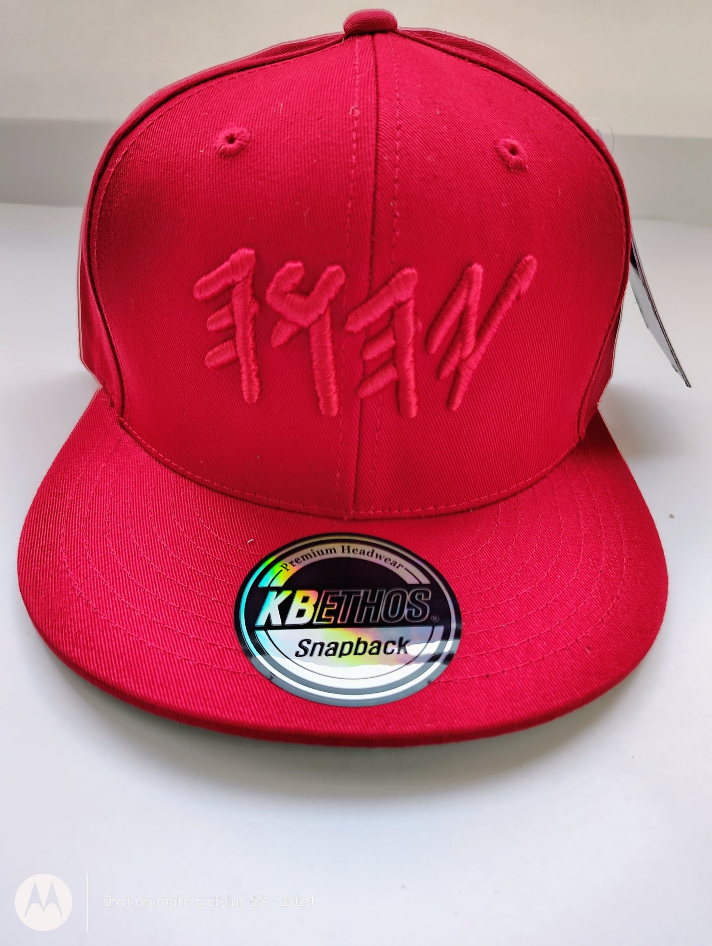 Red on Red YHWH Snapback – Bold All-Red Adjustable Cap-100%Cotton
