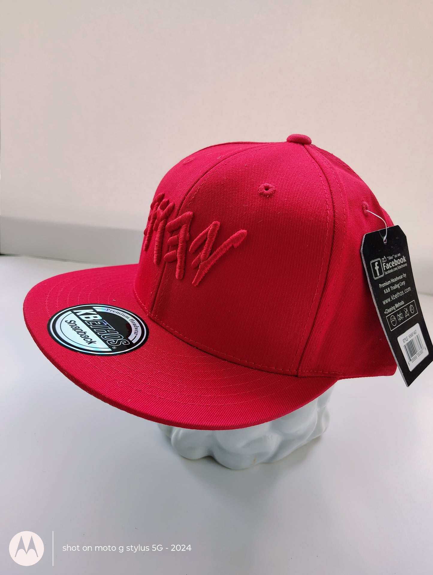 Red on Red YHWH Snapback – Bold All-Red Adjustable Cap-100%Cotton