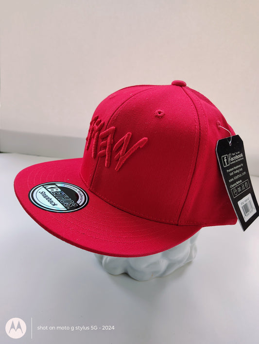Red on Red YHWH Snapback – Bold All-Red Adjustable Cap-100%Cotton