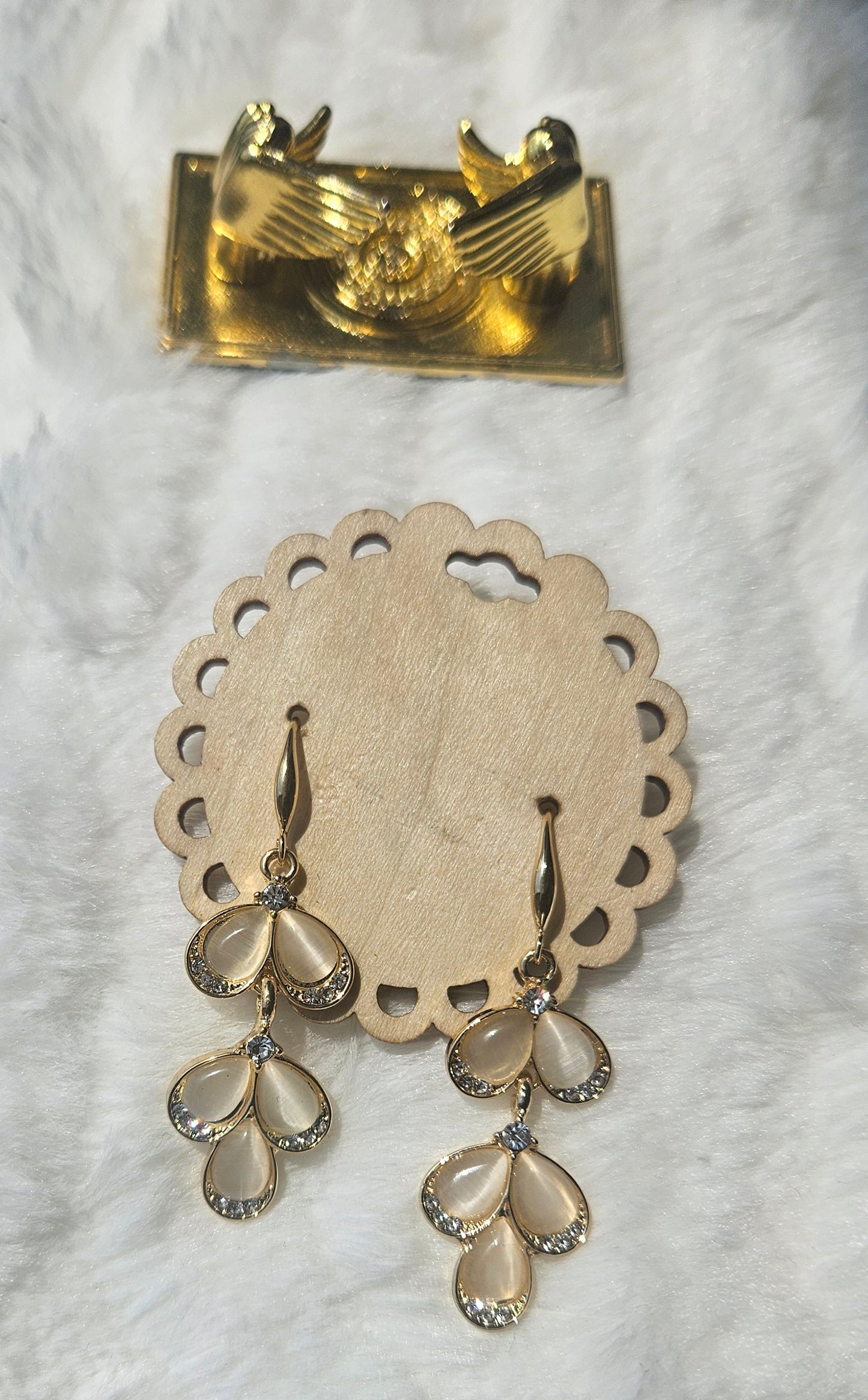 Streams of Grace – Faith-Based Gold Teardrop Earrings | Set-Apart Selections