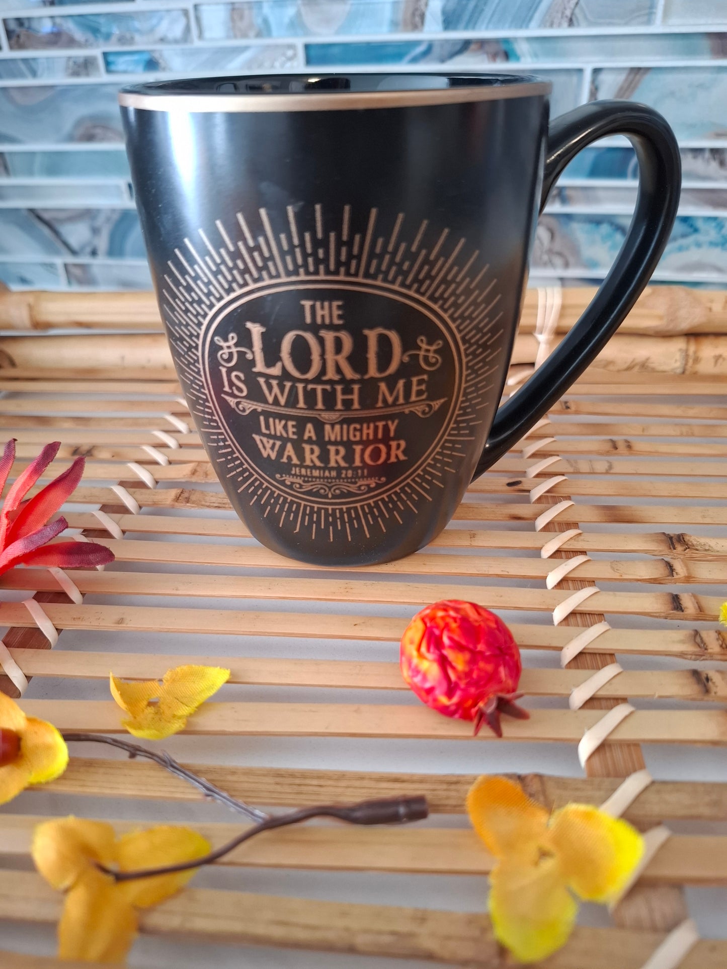 Mighty Warrior Scripture Mug