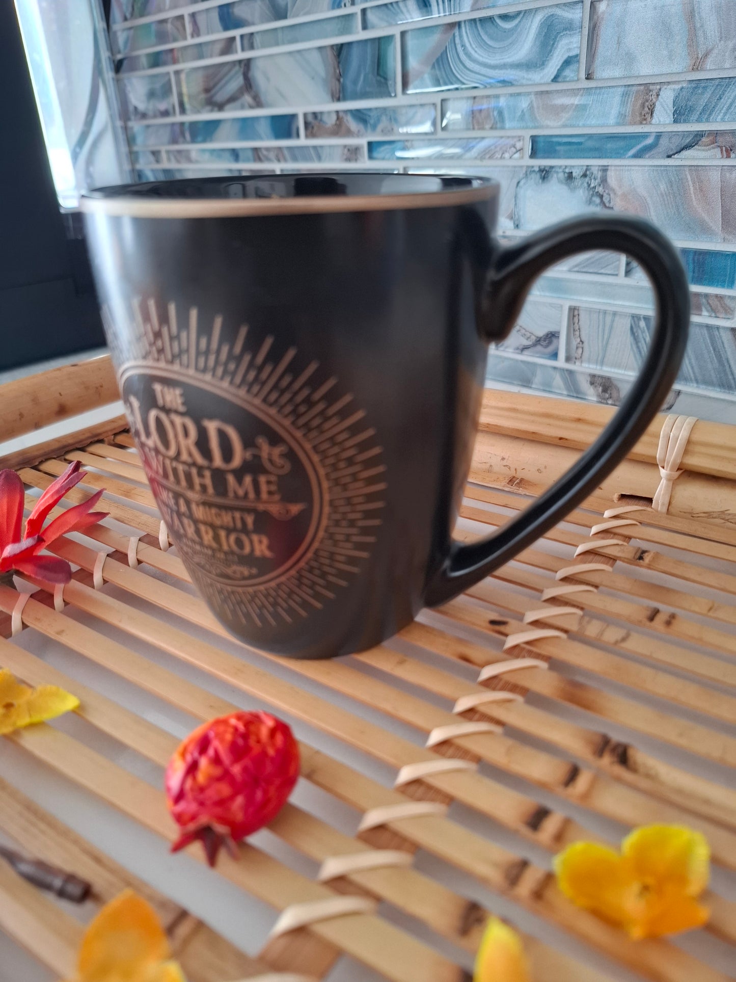 Mighty Warrior Scripture Mug