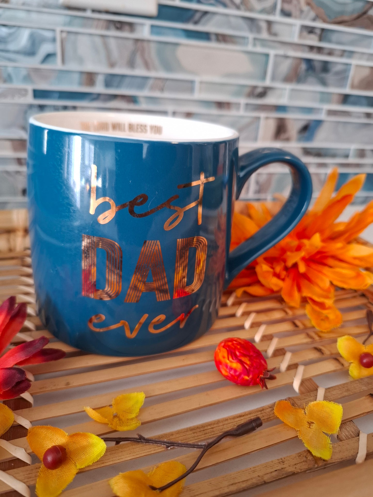 Best Dad Ever Blue Mug