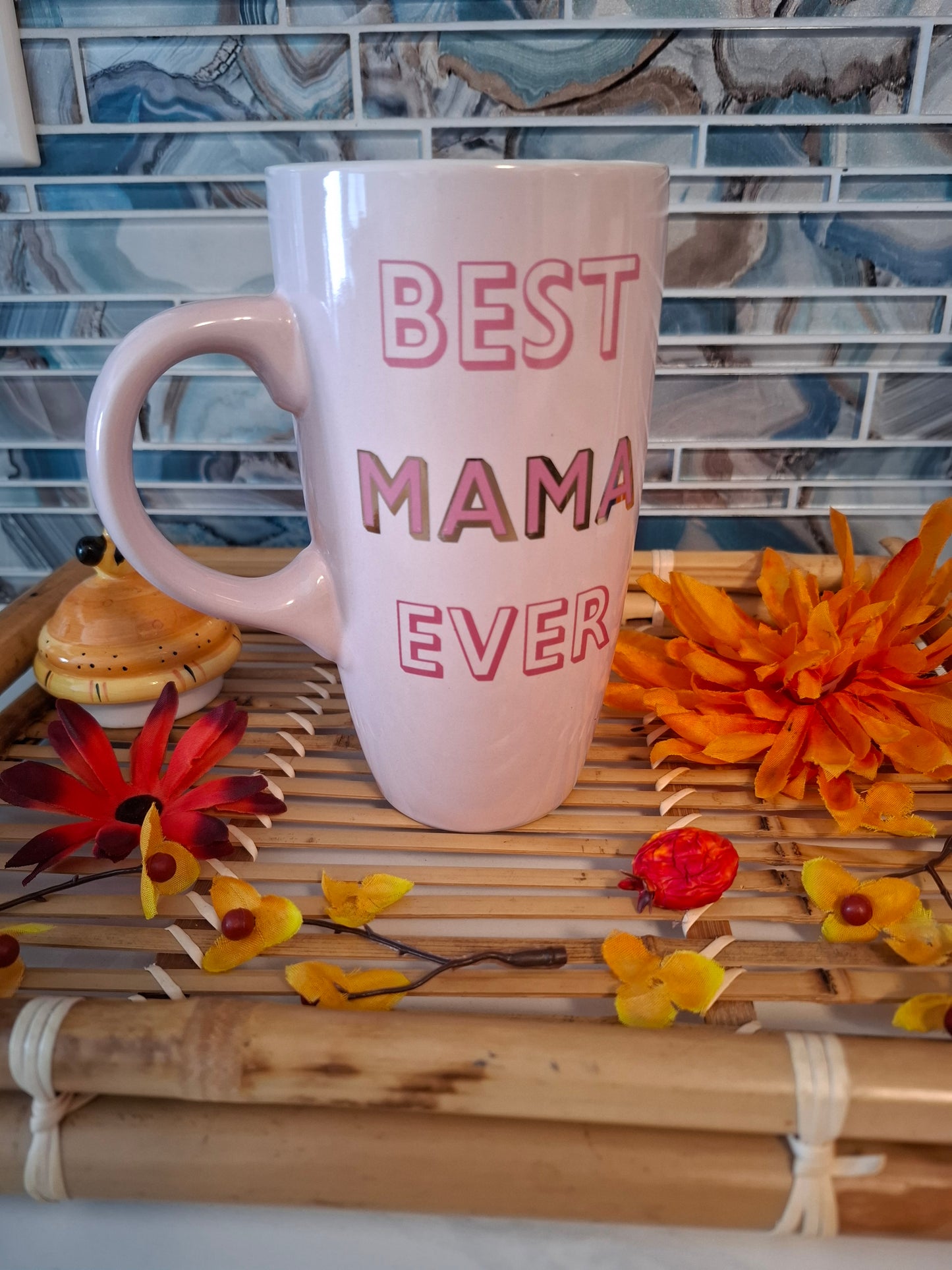 Best Mama Ever Pink Mug