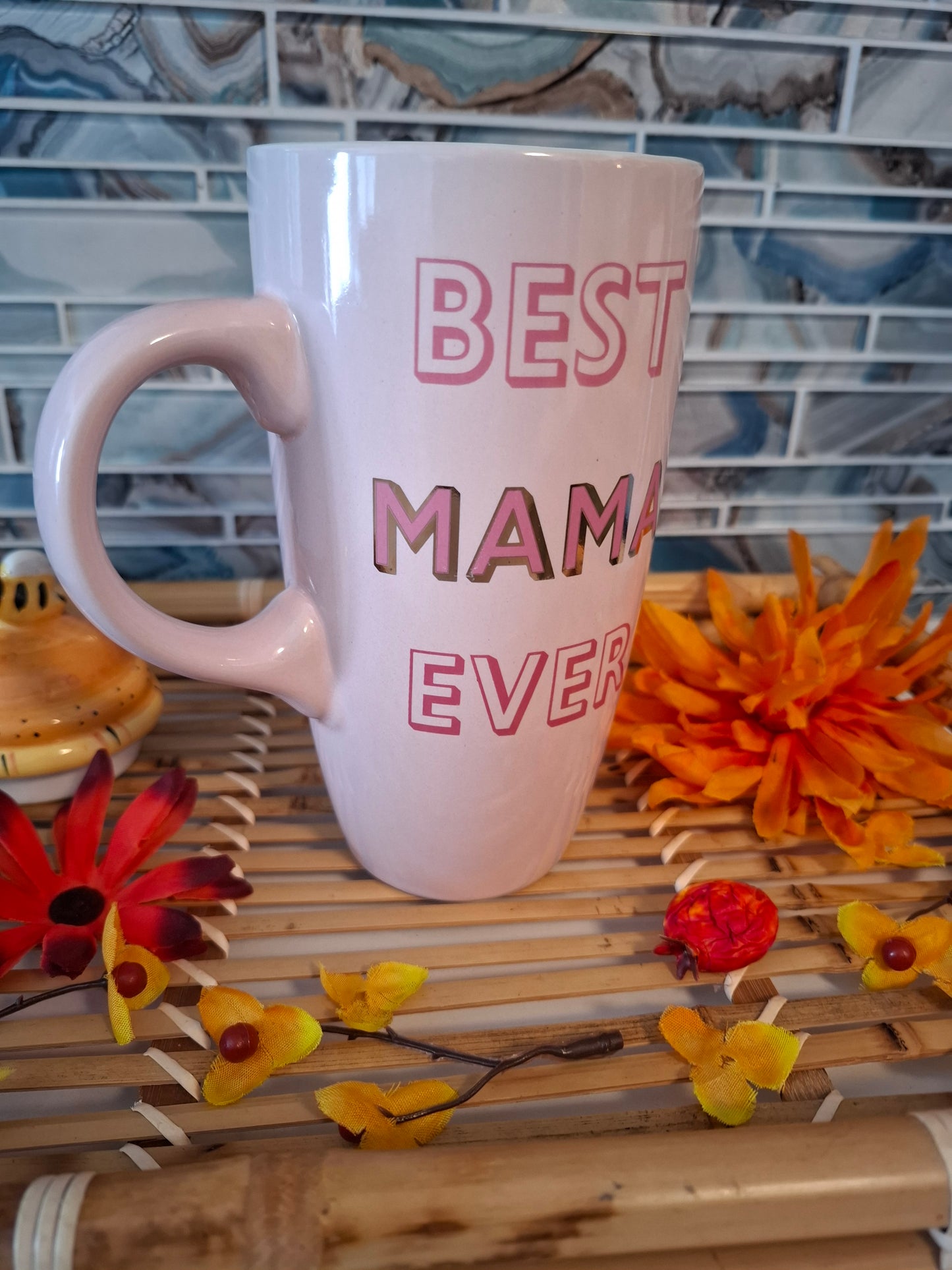 Best Mama Ever Pink Mug