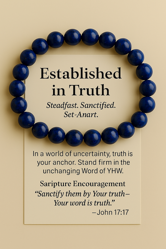 Established in Truth – Lapis Lazuli Bracelet