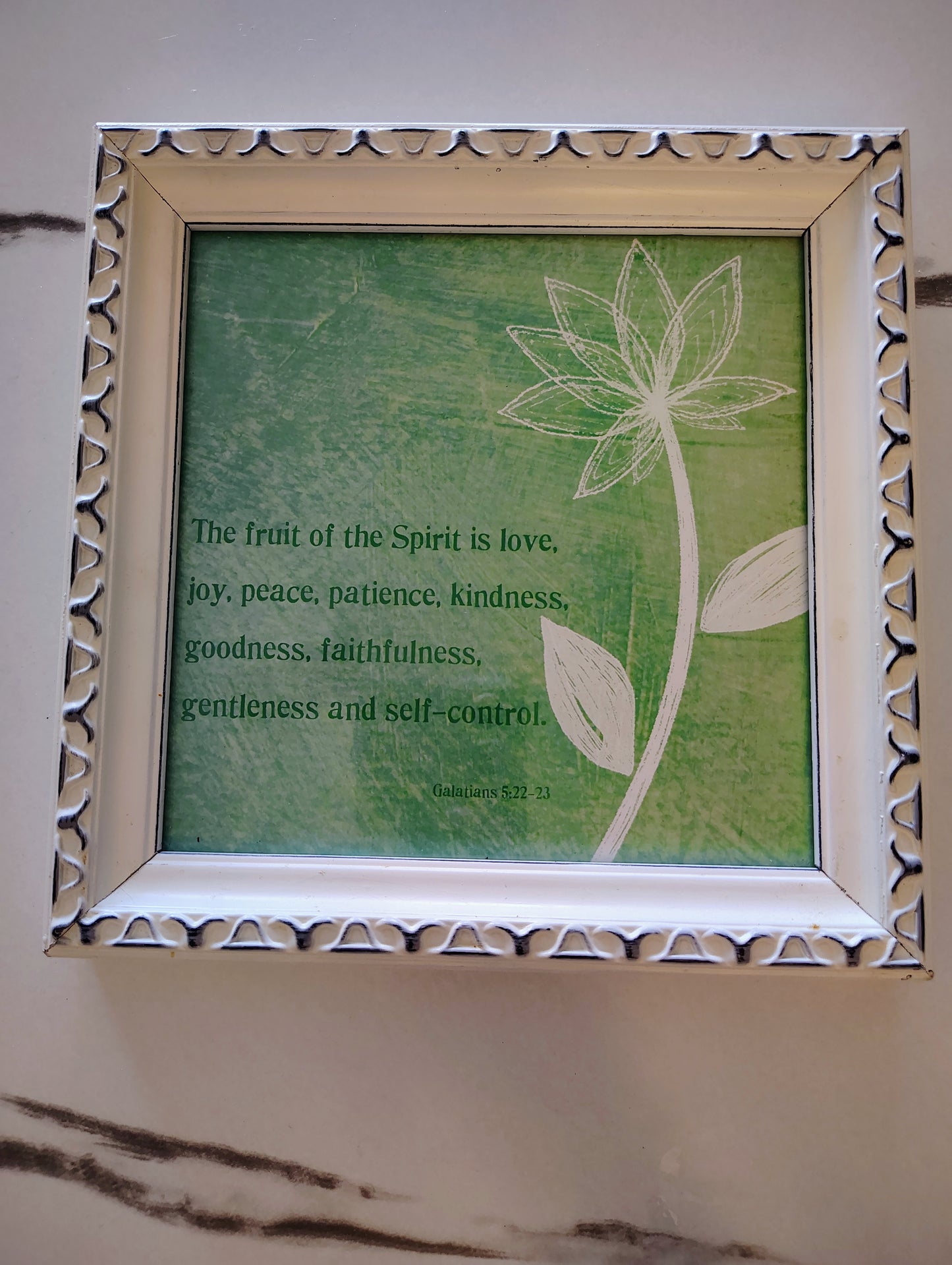 Fruit of the Spirit Scripture Wall Art – Galatians 5:22–23 Christian Home Decor