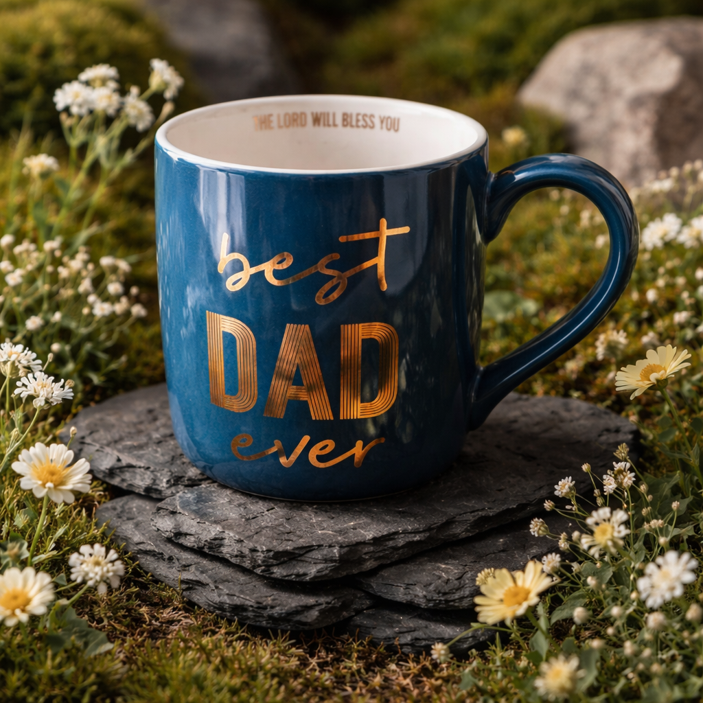 Best Dad Ever Blue Mug