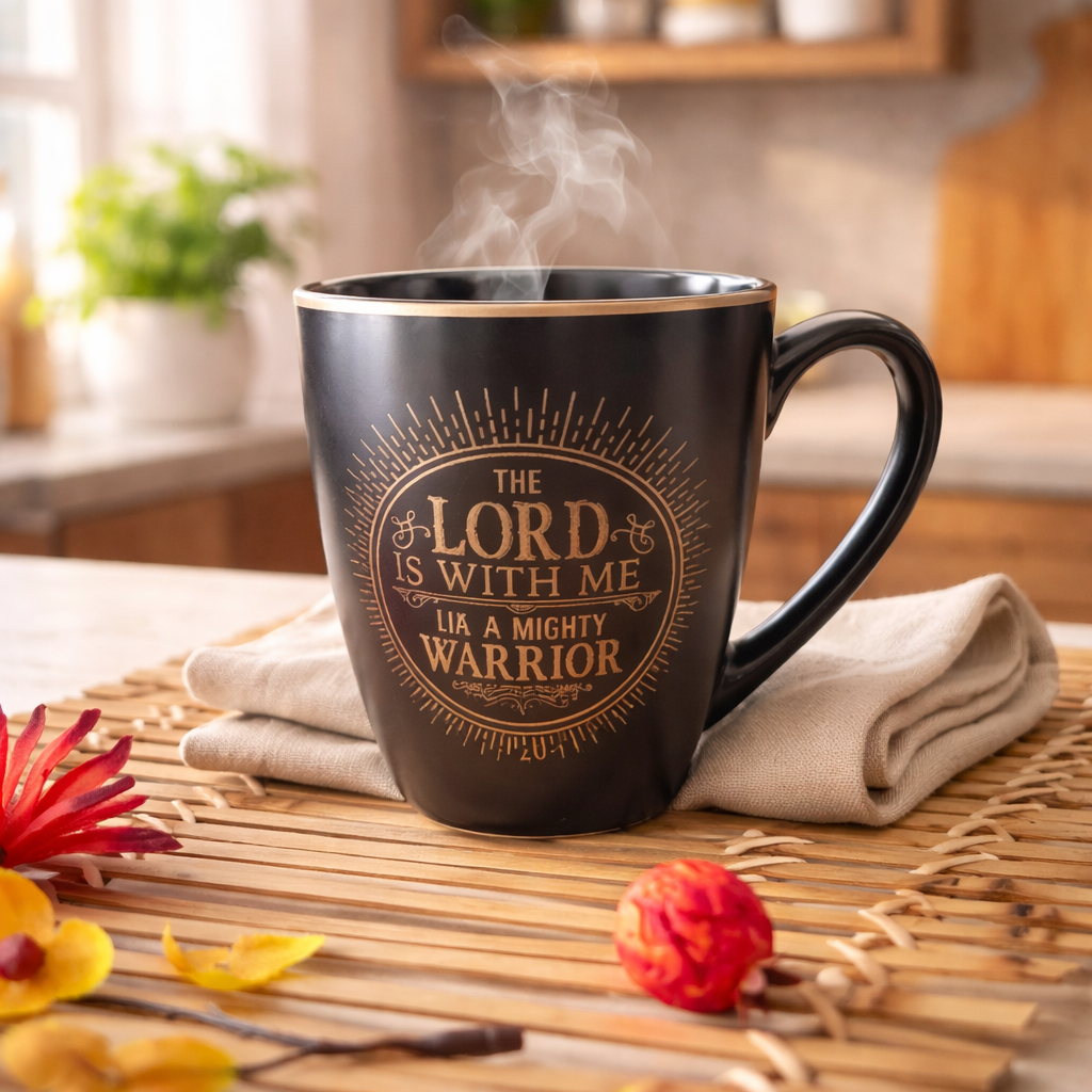 Mighty Warrior Scripture Mug