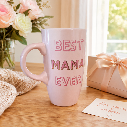 Best Mama Ever Pink Mug