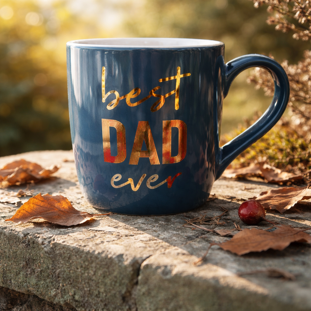 Best Dad Ever Blue Mug