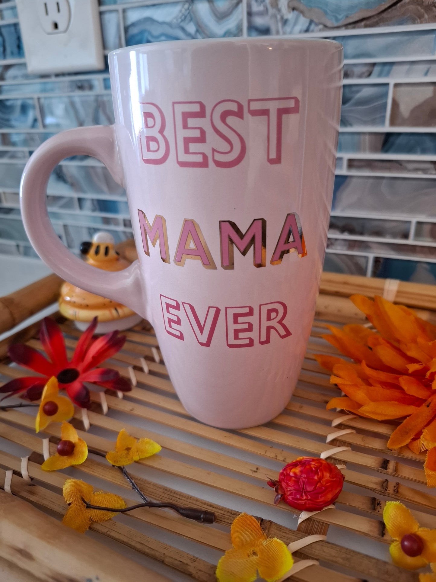 Best Mama Ever Pink Mug