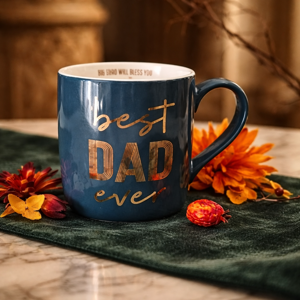 Best Dad Ever Blue Mug