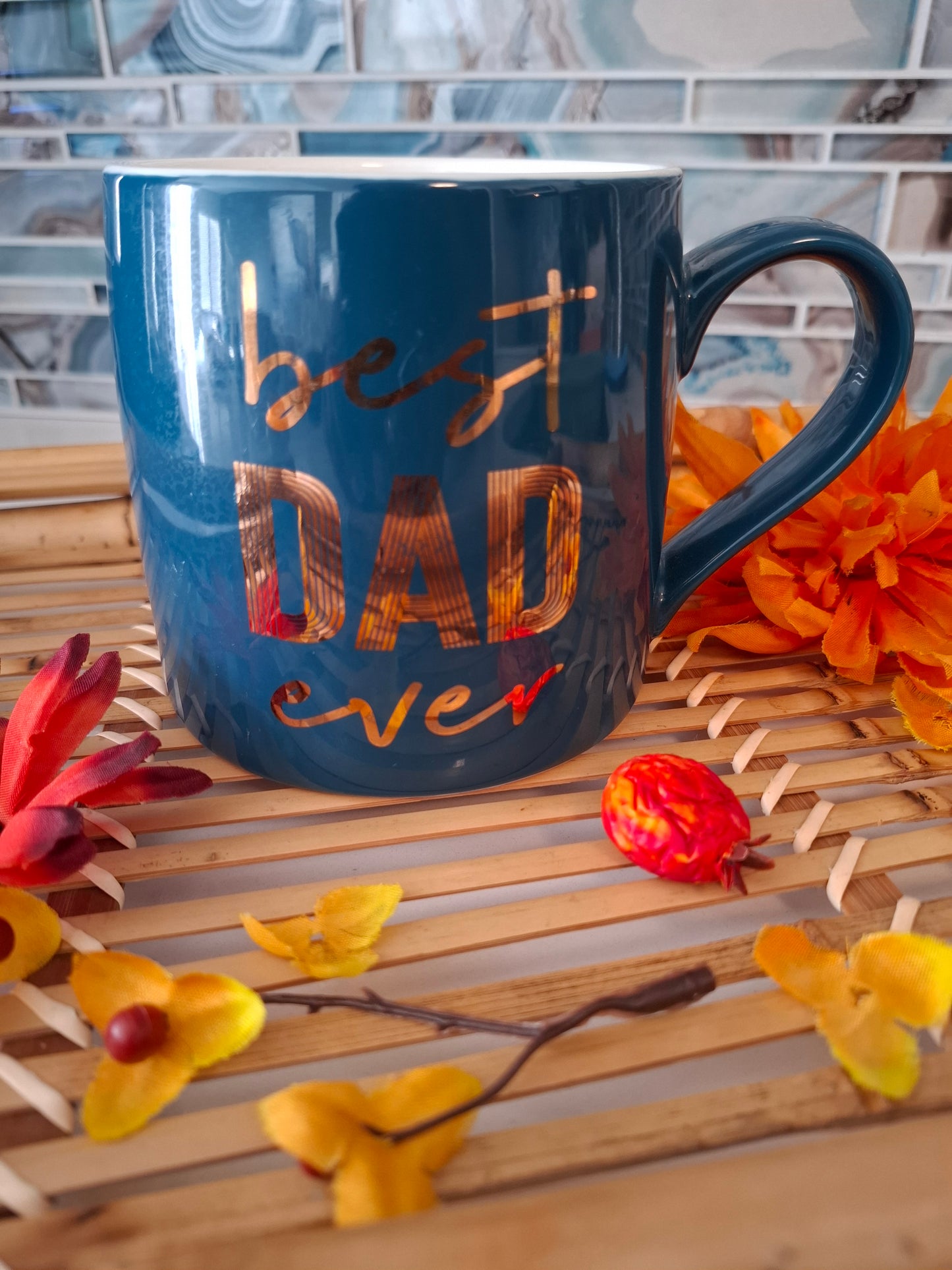 Best Dad Ever Blue Mug