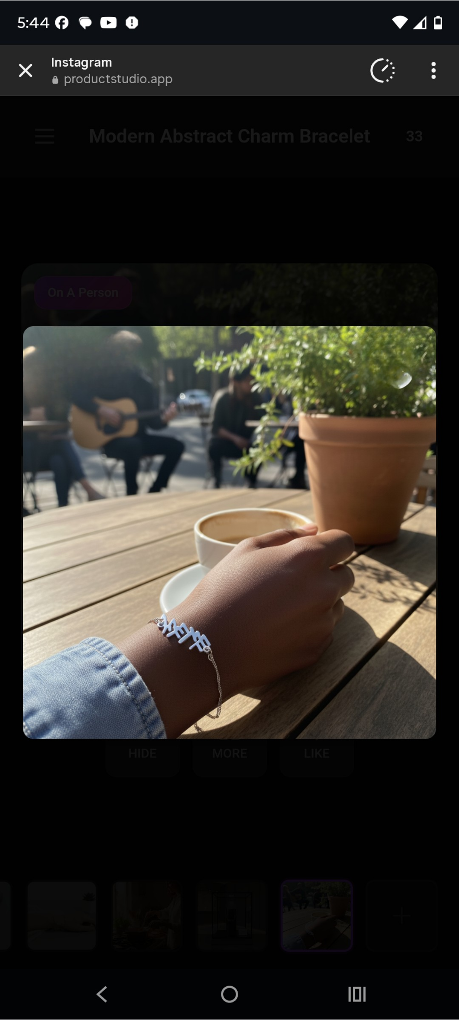 YHWH Stainless Steel or 18k gold Plated Bracelet